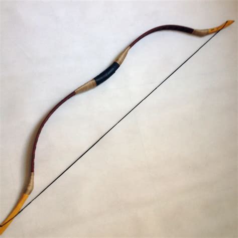 Real Handmade Brown Longbow Longbow Achery Traditional Chinese Sport
