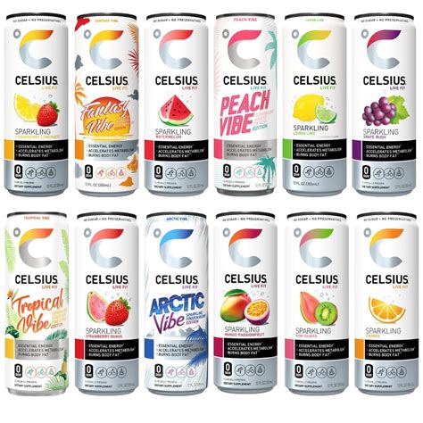 Celsius Sparkling Energy Drink No Sugar Or Preservatives