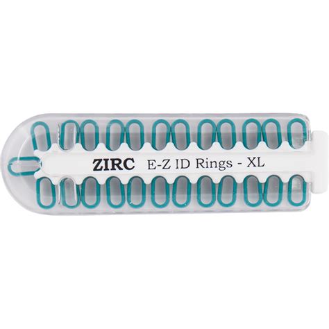 Zirc E Z Id Rings For Instruments Xlarge 127mm Teal Pack Of 25 Henry Schein Australian Dental