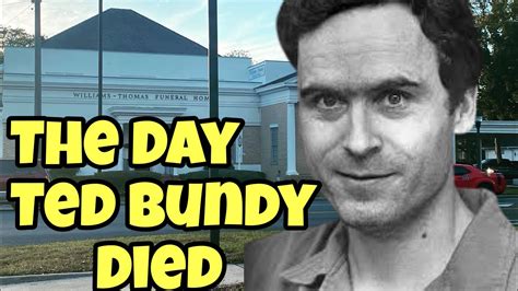 True Crime The Day Serial Killer Ted Bundy Died Youtube