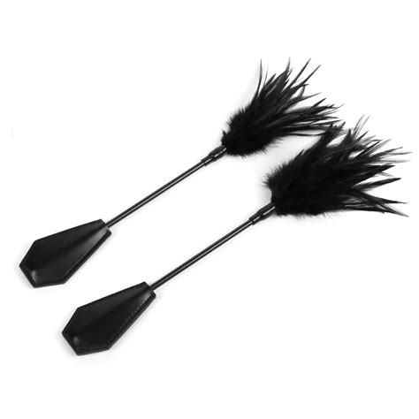 Sex Game Leather Flirting Feather Tickler Whip Paddle Sm Sex Love