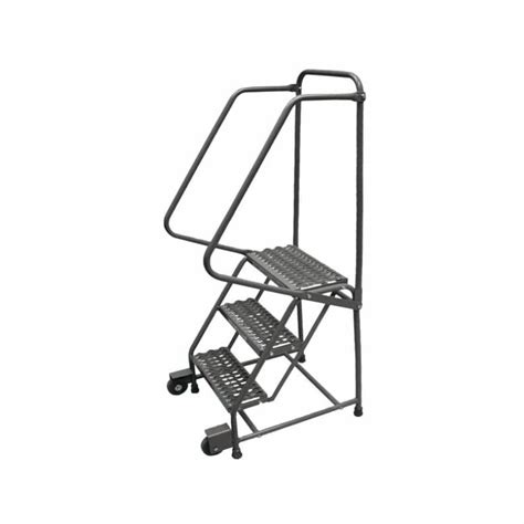 Ballymore 426 4 Step Rolling Ladder With Spring Loaded Casters