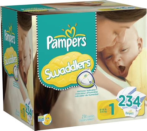 Pampers Swaddlers Diaper Newborn Swadlers Up To 10 Lbs Box Of 240