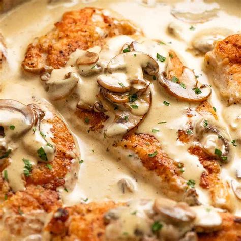 Chicken Breast In Creamy Mushroom Sauce Varshas Recipes