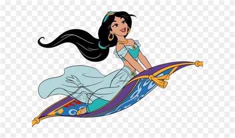 Princess Jasmine On Magic Carpet Clipart Disney Princess Art Magic