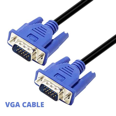 1080p Vga Cable Gold Plated Connector 15m Vga To Vga Cable For