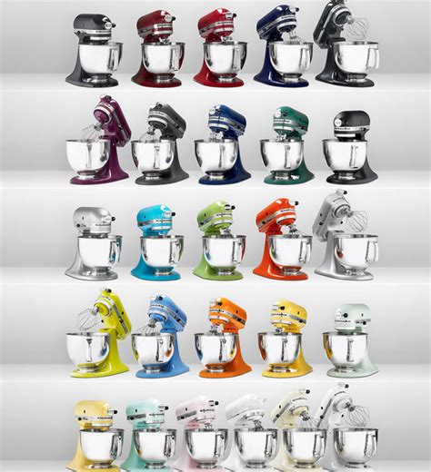 Find the right electric mixer for your kitchen today. New stand mixer colors introduced this year include Teal ...
