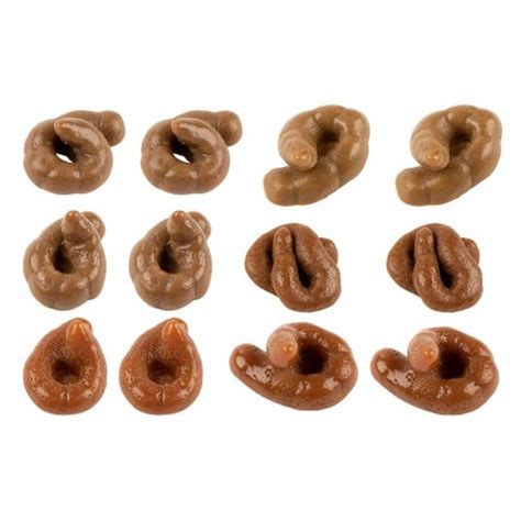 12 Pack Realistic Fake Poop Turd Toy For Gag T Or Party Favors 4
