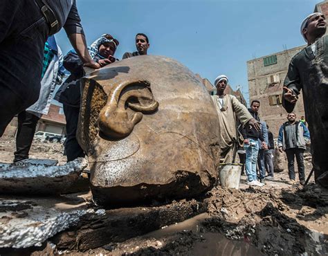 Ramses Ii 26ft High Statue Found Archaeologists Hail One Of Most