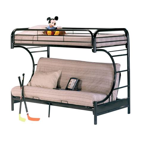 Banner Twin Over Full Futon Metal Bunk Bed