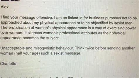 Woman Calls Out Sexist Linkedin Message Gets Branded A Feminazi