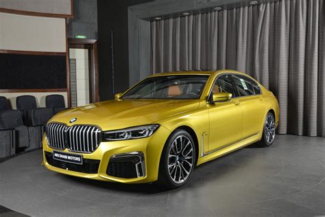 2019 Bmw 7 Series Facelift Gets The Individual Treatment With The Austin Yellow Color