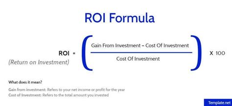 For example, (1) an equation or expression. How to Calculate Return on Investment (ROI) | Free ...