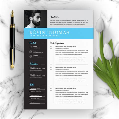Creative Resume Templates For Microsoft Word Free Download Free Word
