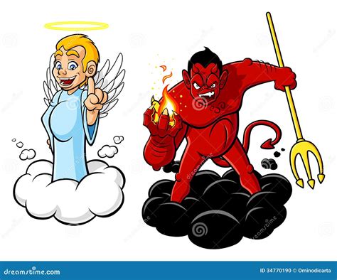 Good And Evil Stock Photo Image 34770190