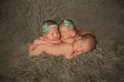 Bebe Charm Newborn Photography Newborn Triplet Photography Newborn