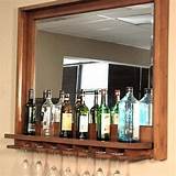 Hanging Wine Bottle And Glass Rack