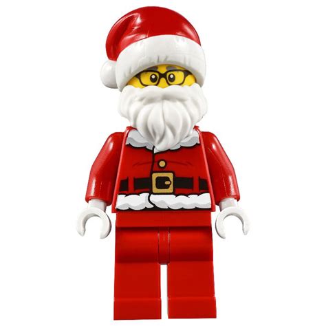 Lego Cty1209 Minifigure City Santa Claus With Glasses