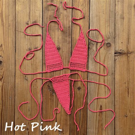 01 crochet microkini sexy g thong brazilian monokini string bikini trikini ebay