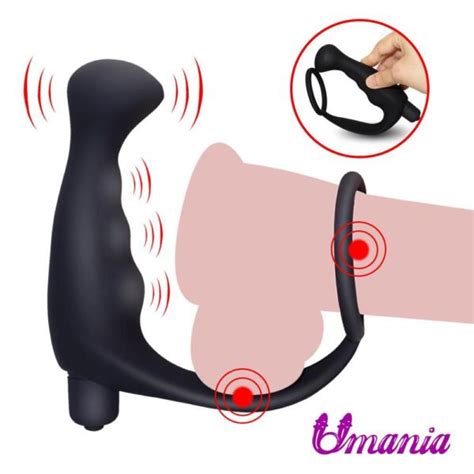 Silicone Prostate Exerciser Massager Stimulator Vibrating Massage Wand