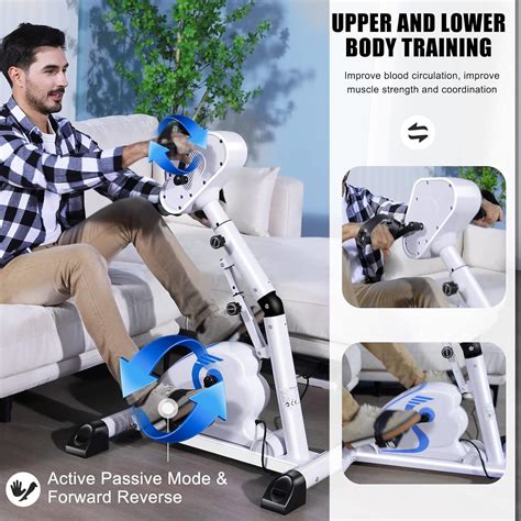 Buy Dqgm Electric Pedal Exerciser Electric Exercise Bike Training Arms And Legs Active Passive