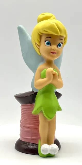 Disney Tinkerbell Peter Pan Vinyl Water Bath Squaker Toy Figure Tink