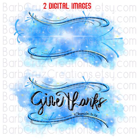Airbrush Background Blue Airbrush Png Sublimation Design Digital