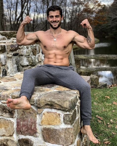 Bruno Baba Shows Off His Abs Arms And Male Feet Male