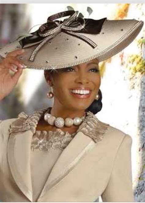 Pretty And Elegant In Beige Women Church Suits Couture Hats Church