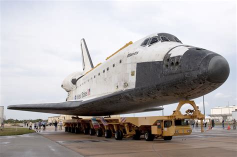 How Space Shuttle Atlantis Will Roll And Rise Into Nasa Display