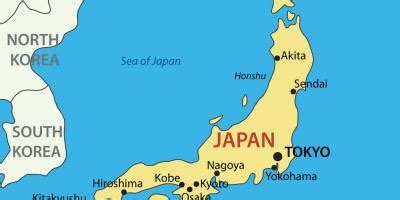 Tokio ist die hauptstadt japans. Japan Karte Tokio