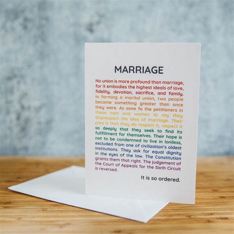 Gay Marriage Supreme Court Decision Wedding Greeting Card Dash Of Pride Llc