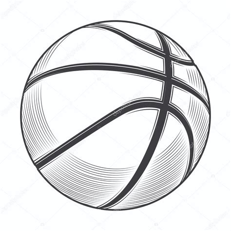 Ballons de basket (21 produits) filtrer. Ballon de basket-ball isolé sur fond blanc. dessin au ...