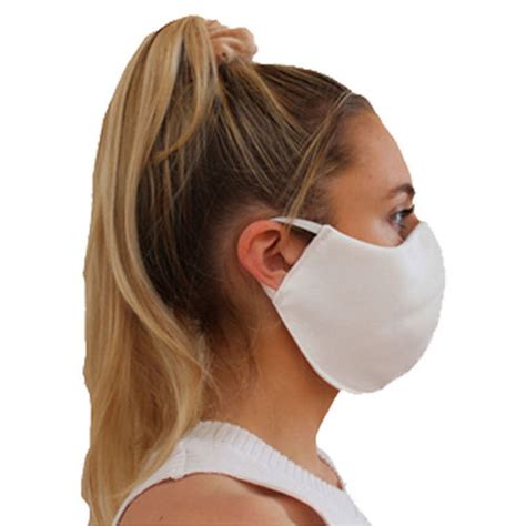 5 Pack Adult Face Mask White