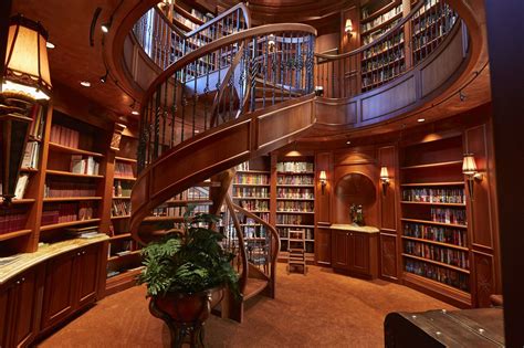 Richard And Donna Clayton Built This Two Story Library In The Custom