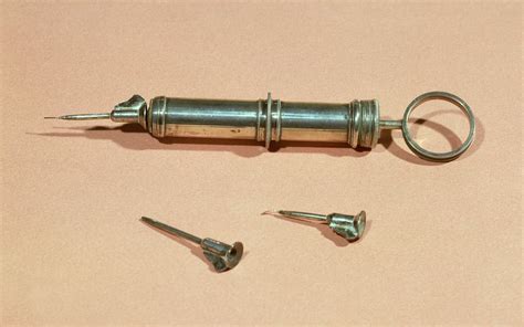 Syringe Invented By Charles Gabriel Pravaz 1791 1853 In 1853 With