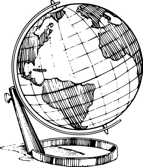 Globe Free Stock Photo Illustration Of A Globe 16028