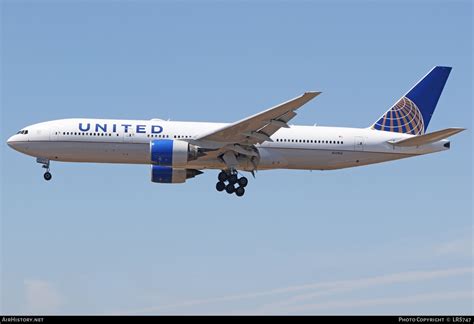 Aircraft Photo Of N Ua Boeing Er United Airlines