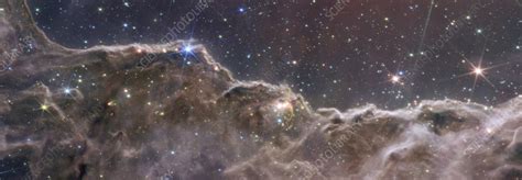 Open Star Cluster In Carina Nebula Jwst Images Stock Image C056