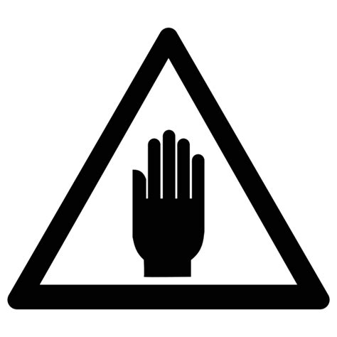 Do Not Touch Sign Free Svg