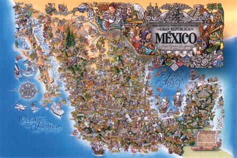 México A Través De Los Mapas Geografía Infinita