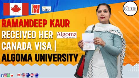 Ramandeep Kaur Received Her Canada Visa Algoma University 🥰 Youtube