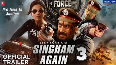 Singham Again Official Trailer Ajay Devgn Tiger Shroff Deepika