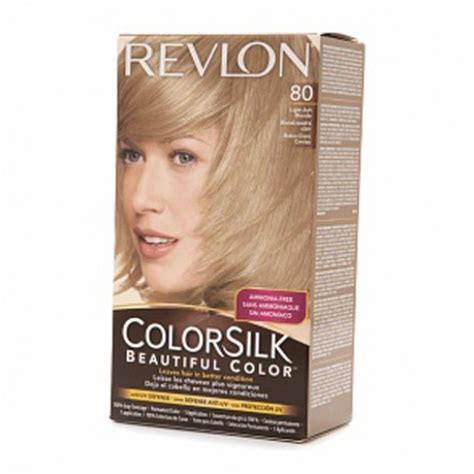 Just dyed my hair with revlon ultrablonde and it t. Revlon Colorsilk Hair Color Dye - Light Ash Blonde 80 ...