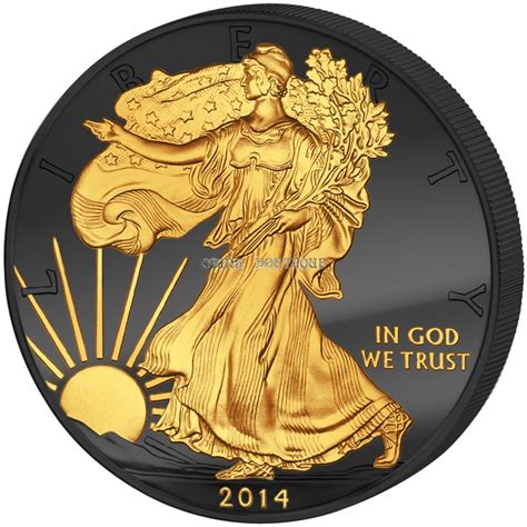 Walking Liberty Golden Enigma Edition 1 Oz Silver Coin
