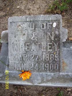 Sarah Wheatley 1889 1900 Mémorial Find a Grave