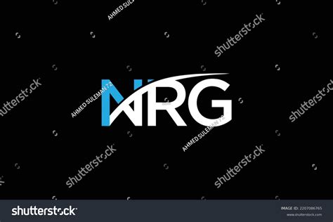 Nrg Letter Initial Logo Design Template Stock Vector Royalty Free