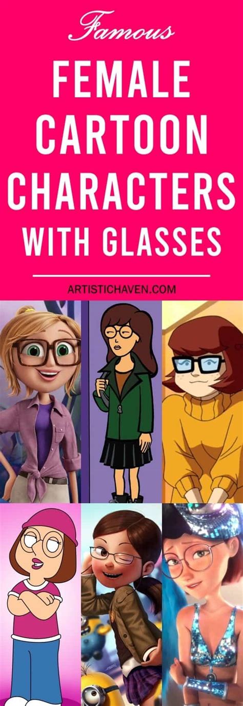 cartoon characters with blonde hair and glasses ~ cartoon female glasses characters famous