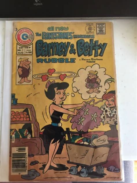 Barney And Betty Rubble 21 1976 Charlton 800 Picclick