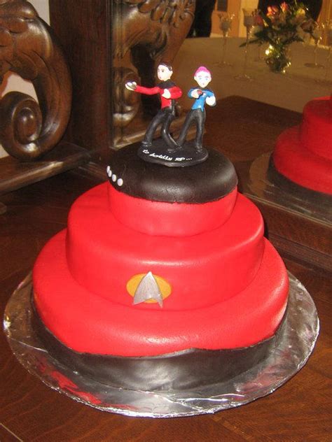 Star Trek Wedding Cake By Crazy Fae On Deviantart